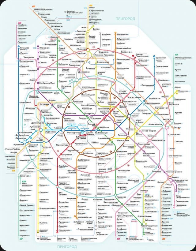 Московское метро поражает масштабами