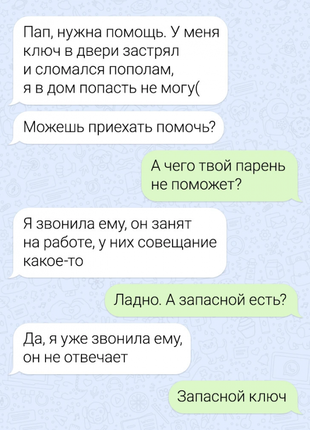 Подборка забавных переписок