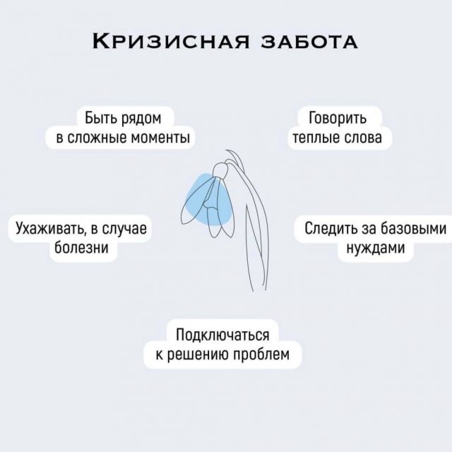 Как выглядит забота