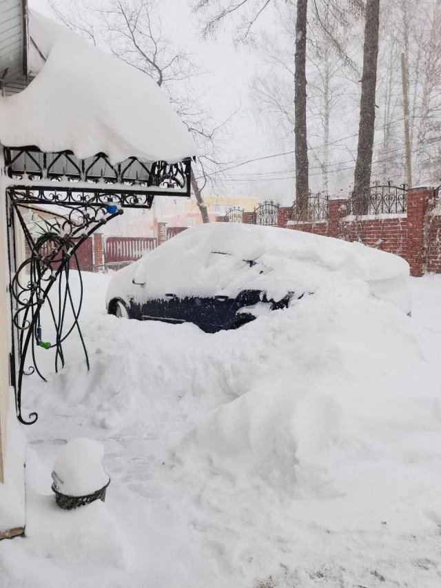 Тем временем в Перми: в городе выпал самый мощный снегопад за 15 лет
