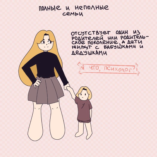 Виды семей