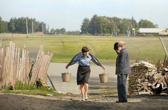 Деревенский быт, 1980-е. Деревенский быт, 1980-е.