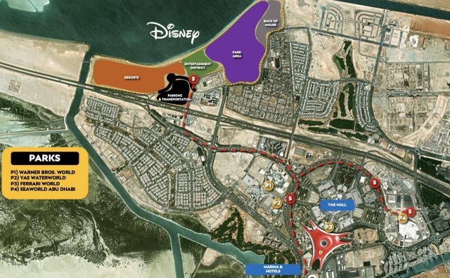 В Абу-Даби в 2033 году появится Disneyland