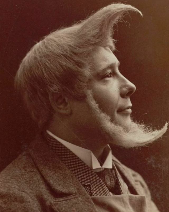 Лунная причёска, 1894-1895-е Лунная причёска, 1894-1895-е