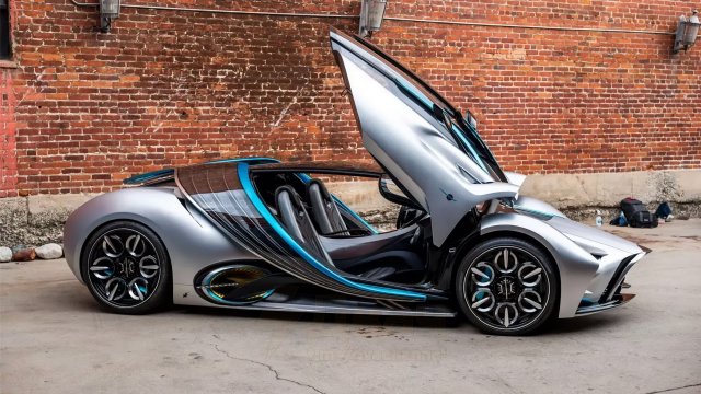 В Сети показали удивительный водородный гиперкар Hyperion XP-1
