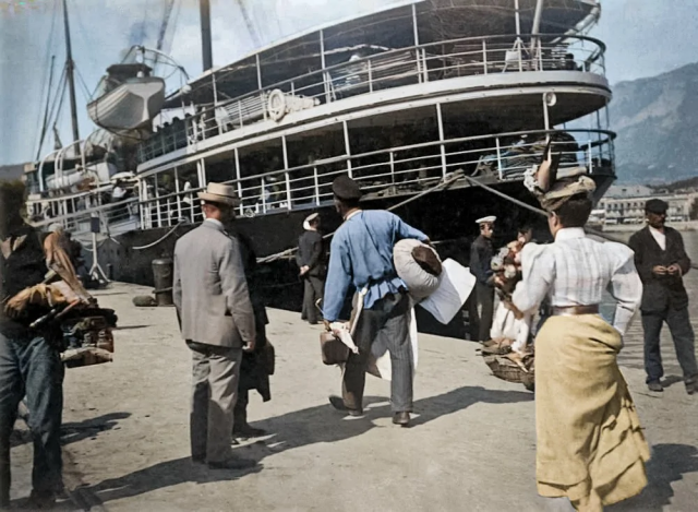 В порту. Ялта, 1908-1915 год.