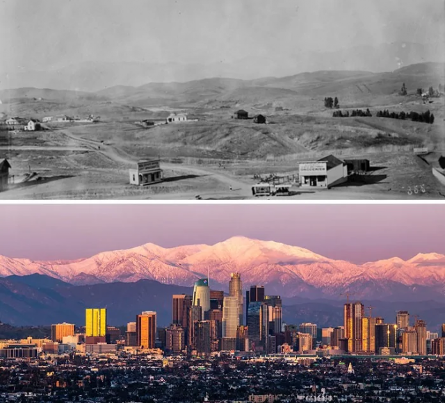 Лос-Анджелес, 1880 против 2019