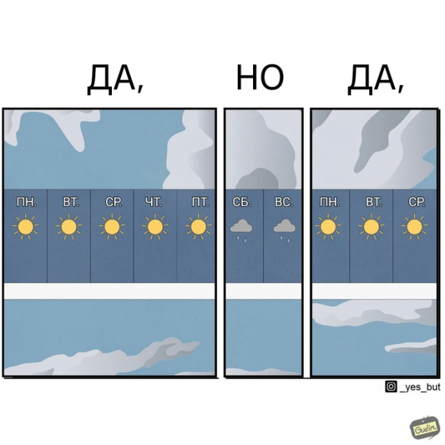 Ироничный комикс о двойных стандартах от художника Антона Гудима