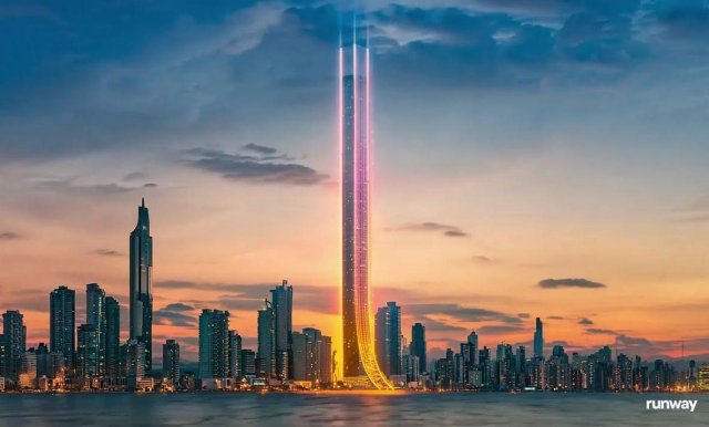 Строящийся жилой небоскреб Senna Tower на побережье Санта-Катарина в Бразилии