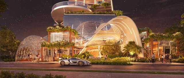Строящийся жилой небоскреб Senna Tower на побережье Санта-Катарина в Бразилии