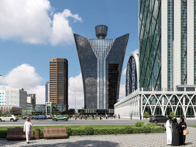 В Грозном презентовали новый небоскреб «Джигит»