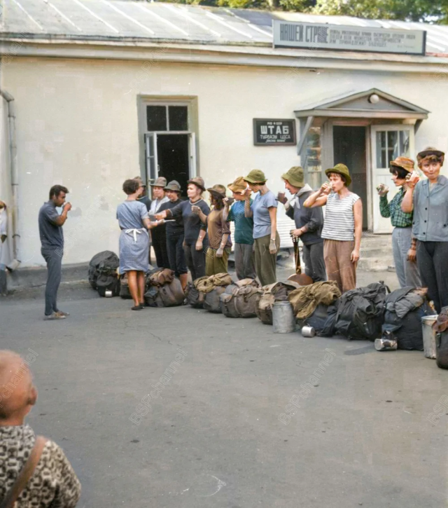 Штаб турбазы ЦДСА "Красная Поляна", 1966 год. Штаб турбазы ЦДСА "Красная Поляна", 1966 год.