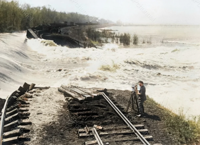 Прорыв дамбы. США, 1922 год.