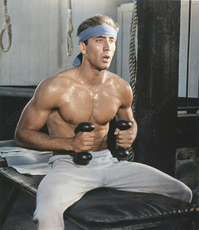 Актер Николас Кейдж, 1985 гoд.