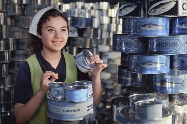 Мурманский рыбоконсервный комбинат, 1971 год.