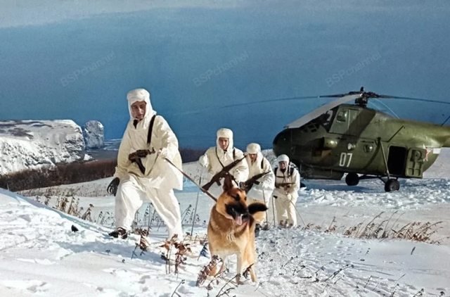 Пограничники на Камчатке, 1984 год.