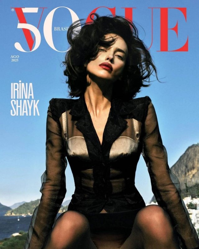 Ирина Шейк на обложке Vogue
