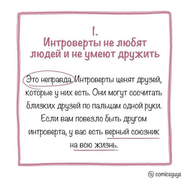 Мифы об интровертах