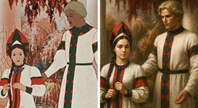 Настенька и Принц, «Аленький цветочек»