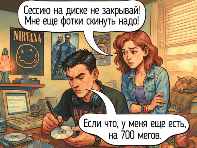 Записать все на один CD-диск не всегда удавалось — места часто не хватало