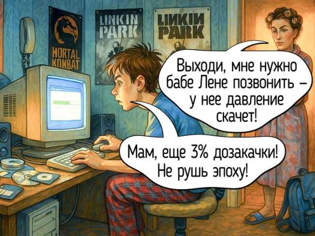 Если кто-то уже «сидел» в интернете, домашний телефон был недоступен