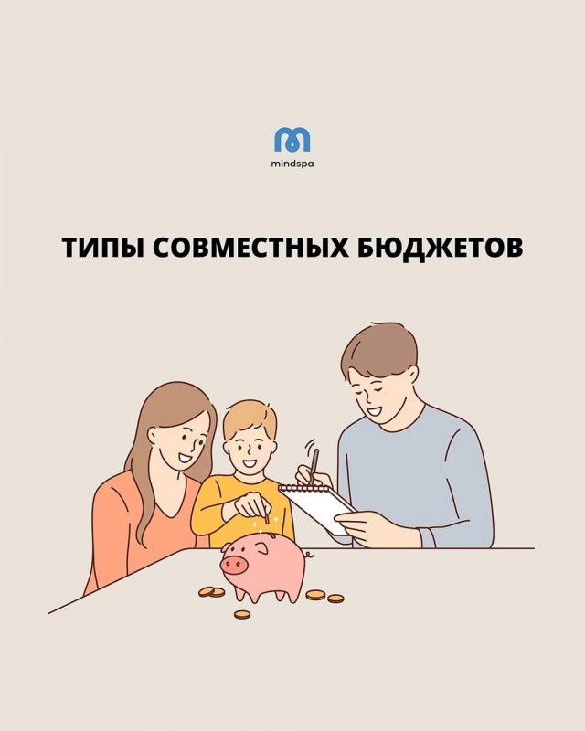 Типы совместных бюджетов Типы совместных бюджетов