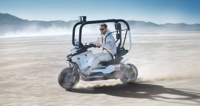 BMW показали концепт электроскутера Motorrad Vision CE