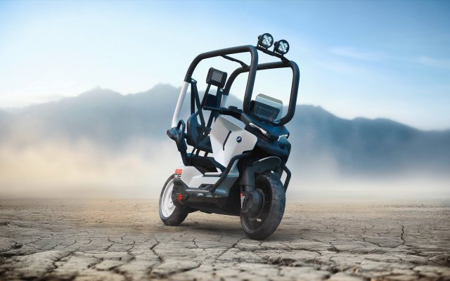 BMW показали концепт электроскутера Motorrad Vision CE