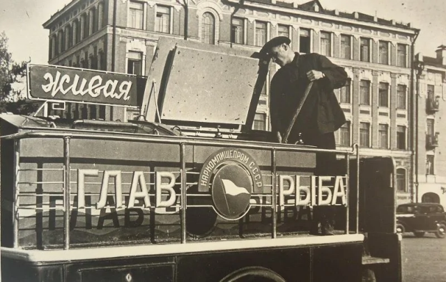 Живая рыба. Автор: Эммануил Евзерихин. Москва Живая рыба. Автор: Эммануил Евзерихин. Москва