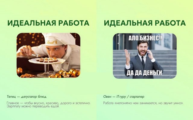 Астрологи собрали список идеальных профессий для каждого знака зодиака