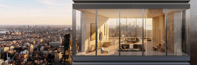 На Манхэттене поднимают 54-этажный жилой небоскрёб 262 Fifth Avenue от московского бюро