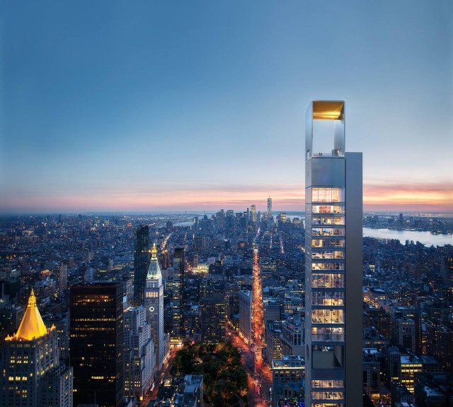 На Манхэттене поднимают 54-этажный жилой небоскрёб 262 Fifth Avenue от московского бюро