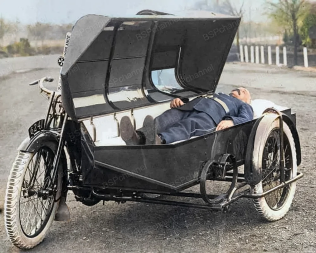 Мотоцикл скорой помощи &quot;Харлей-Дэвидсон&quot;. Великобритания, 1920-е.
