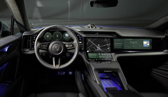 В сети обсуждают салон нового Porsche Cayenne Electric 2026
