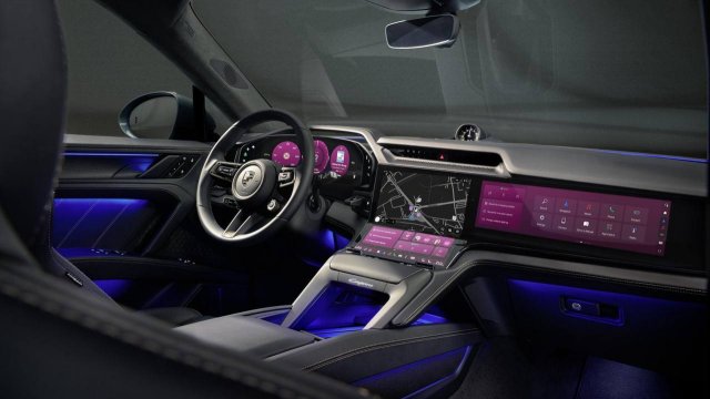 В сети обсуждают салон нового Porsche Cayenne Electric 2026