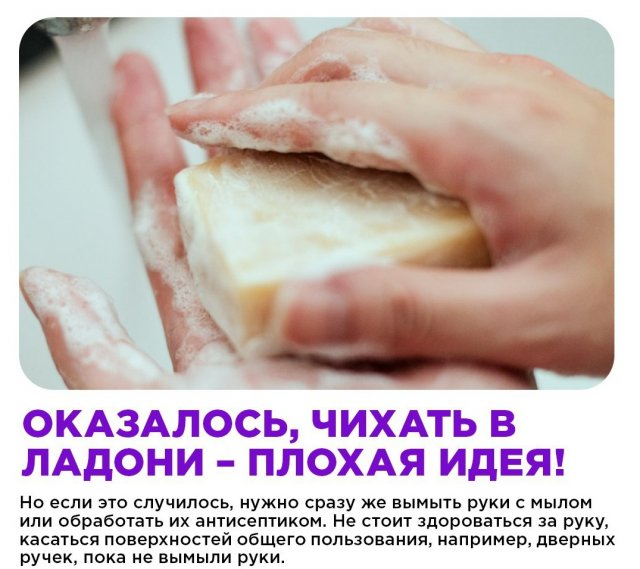 Как правильно чихать: рекомендация