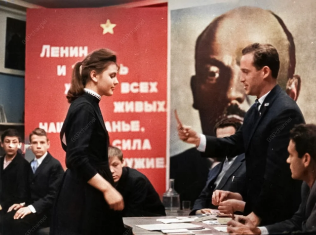 Прием в комсомол. Норильск, 1963-1969 гг.