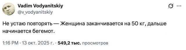 Спор дня в соцсетях: являются ли &quot;бегемотами&quot; женщины, которые весят больше 50 кг