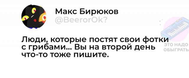 Немного грибного юмора