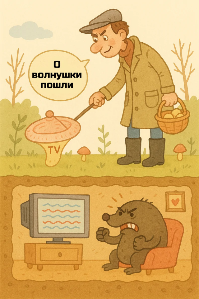 Немного грибного юмора