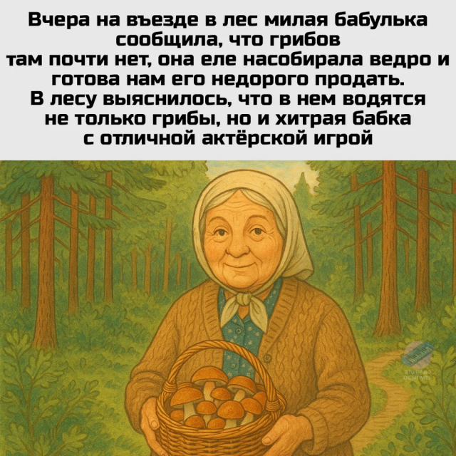Немного грибного юмора