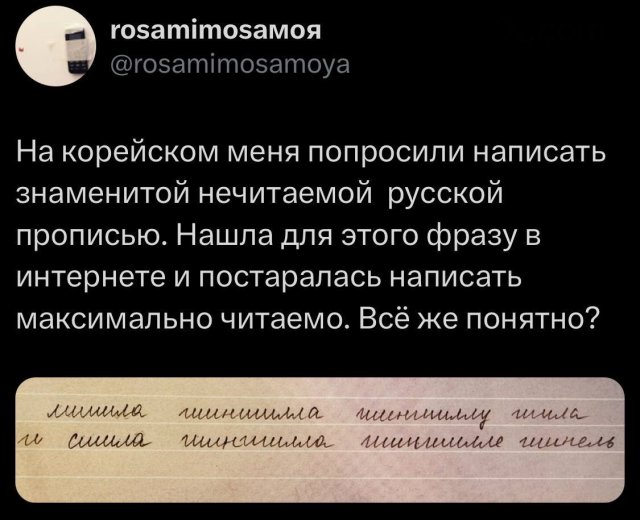 Знаменитая пропись: кто угадает фразу