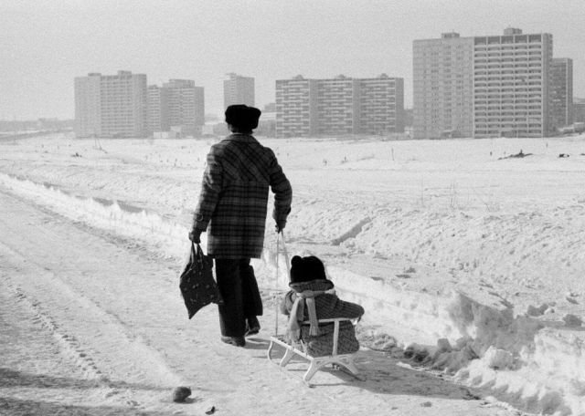 Возвращение домой с папой. Москва, СССР, 1977 г. Возвращение домой с папой. Москва, СССР, 1977 г.