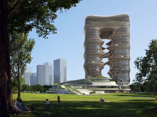 Небоскреб Yidan center в Шэньчжэне