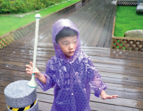 Зонт из воздуха