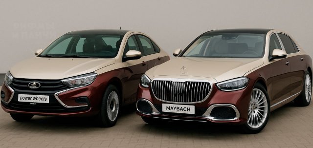 В Москве показали Lada Aura в стиле Mercedes-Maybach