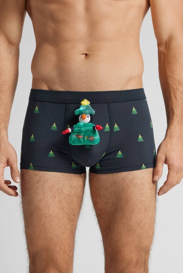 Подарок для парня — новогодние трусы с подсветкой