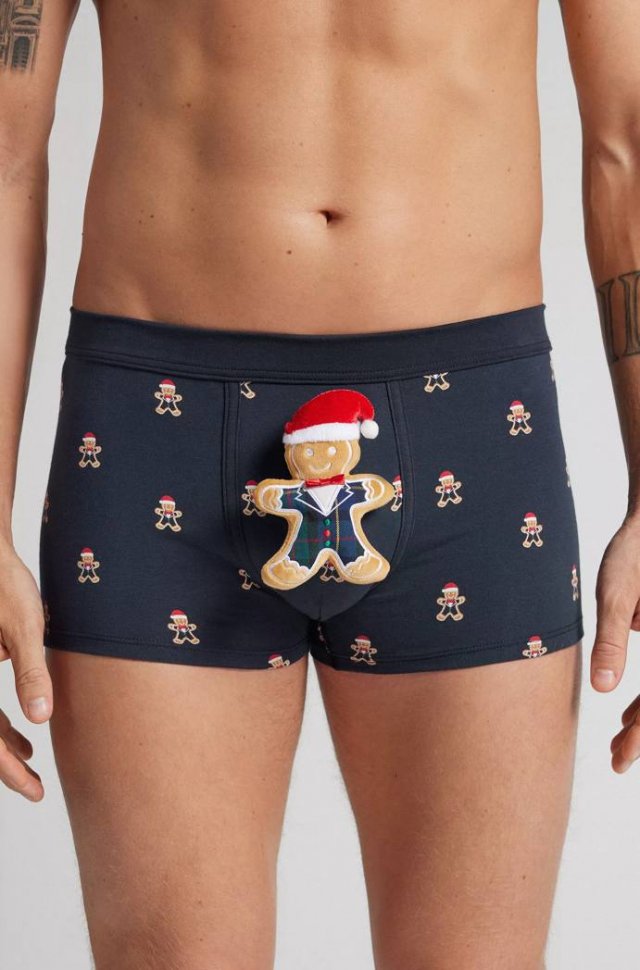 Подарок для парня — новогодние трусы с подсветкой