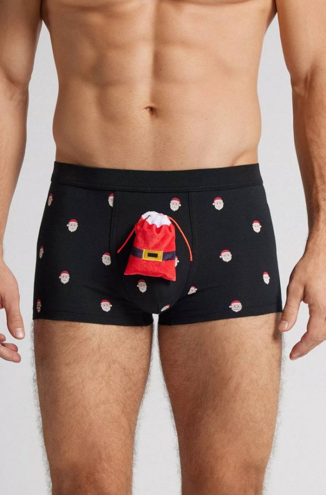 Подарок для парня — новогодние трусы с подсветкой