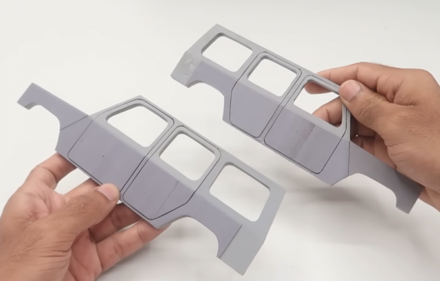 Реалистичная модель машины из водопроводной трубы